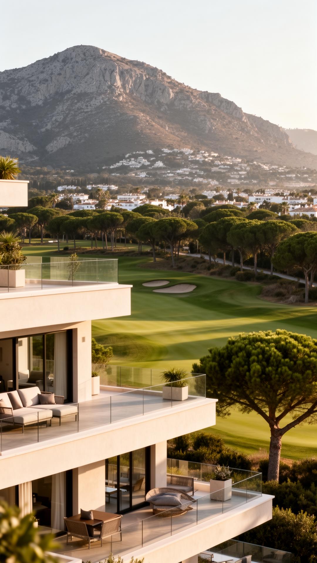 Nueva Andalucía Golf Valley view representing planned viewing trips