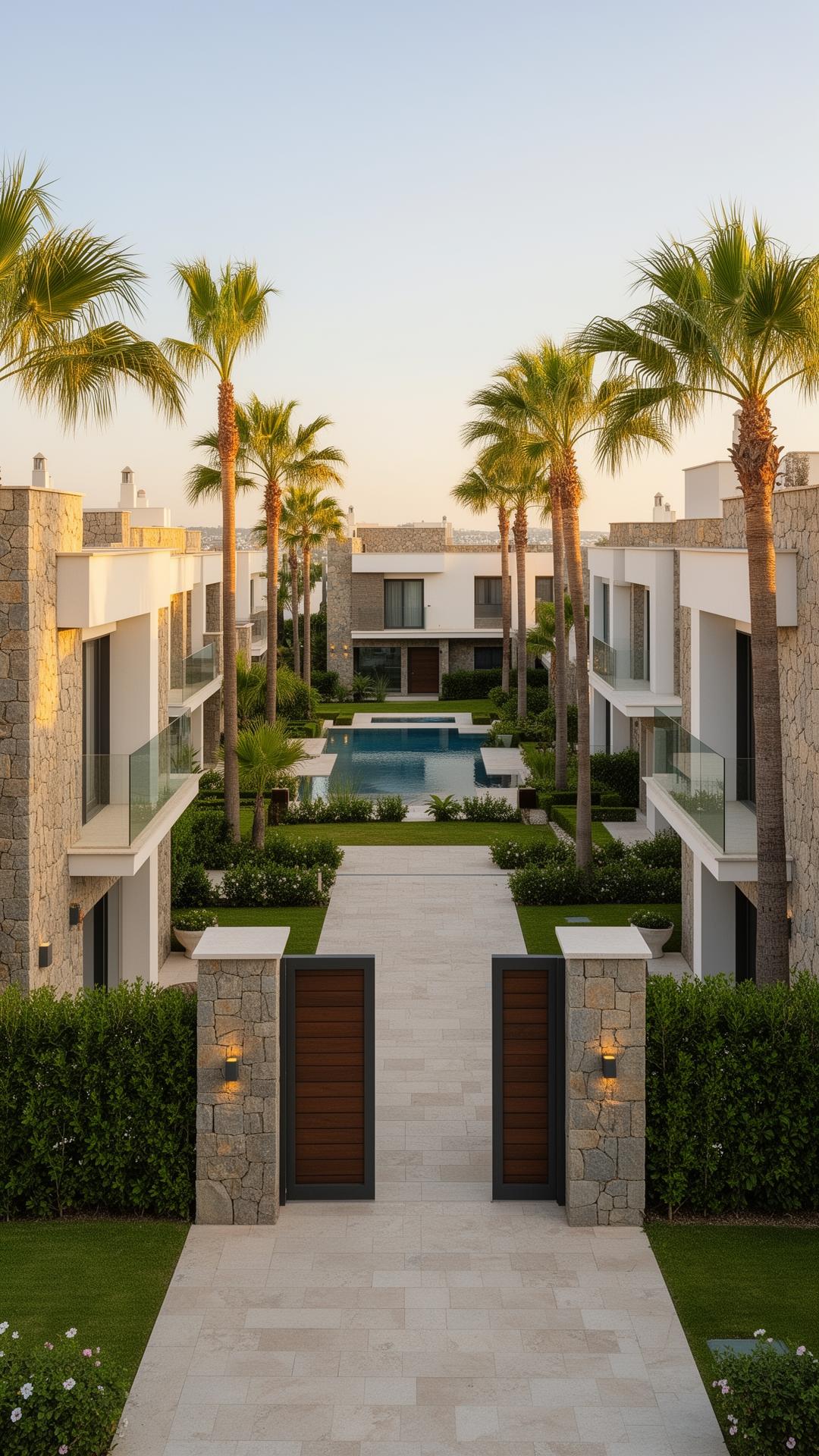Family townhouses with gardens on Costa del Sol